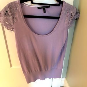 WHBM size small purple dress top